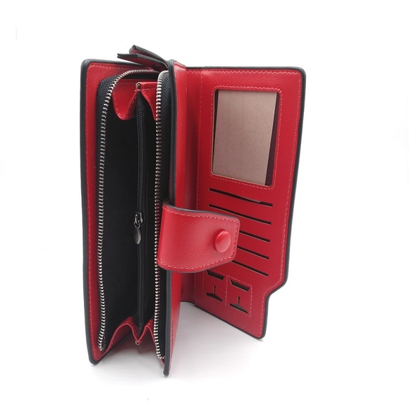 Women Girls Leather Wallet Cards Holder Handbag - Picture 5 of 5